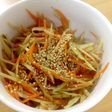 ごぼうの色がきれい♪塩きんぴら