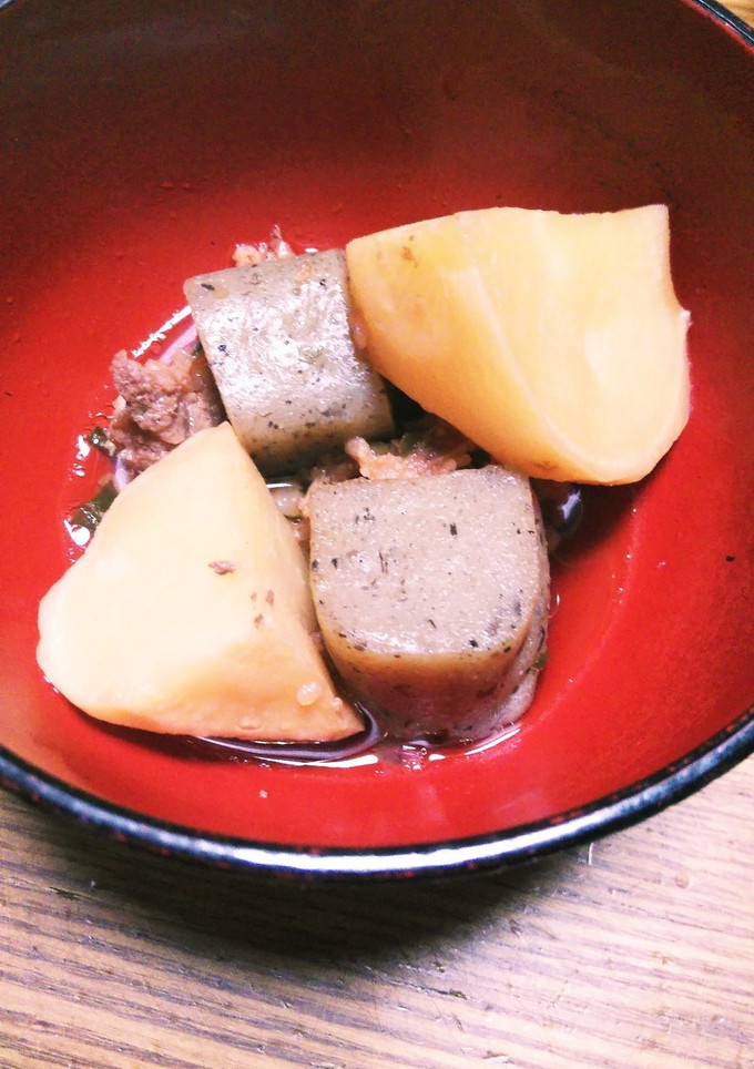 炊飯器でかぶとコンニャクとプルコギの煮物-レシピのメイン写真