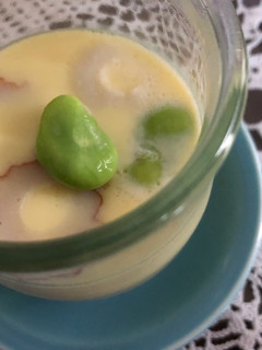 空豆の茶碗蒸し-レシピのメイン写真