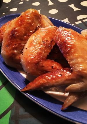 パリっと！ジューシーな手羽先の塩焼き-レシピのメイン写真