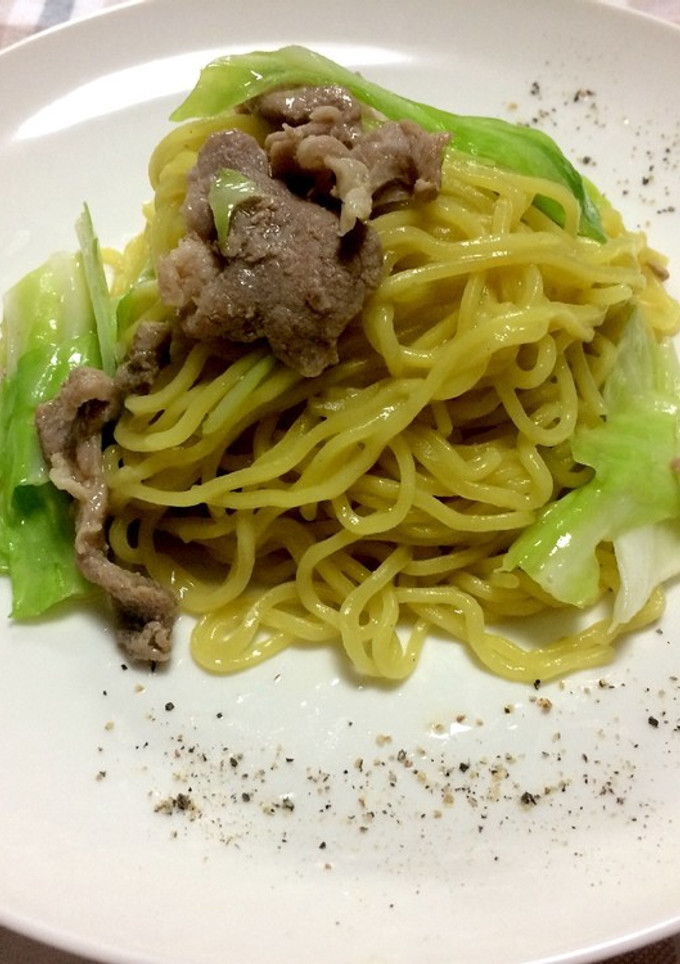 【基本】塩焼きそば　簡単-レシピのメイン写真