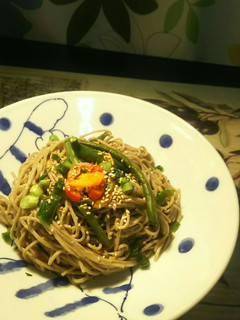 ごま香るそばの和風パスタ(๑´ڡ`๑)♡-レシピのメイン写真