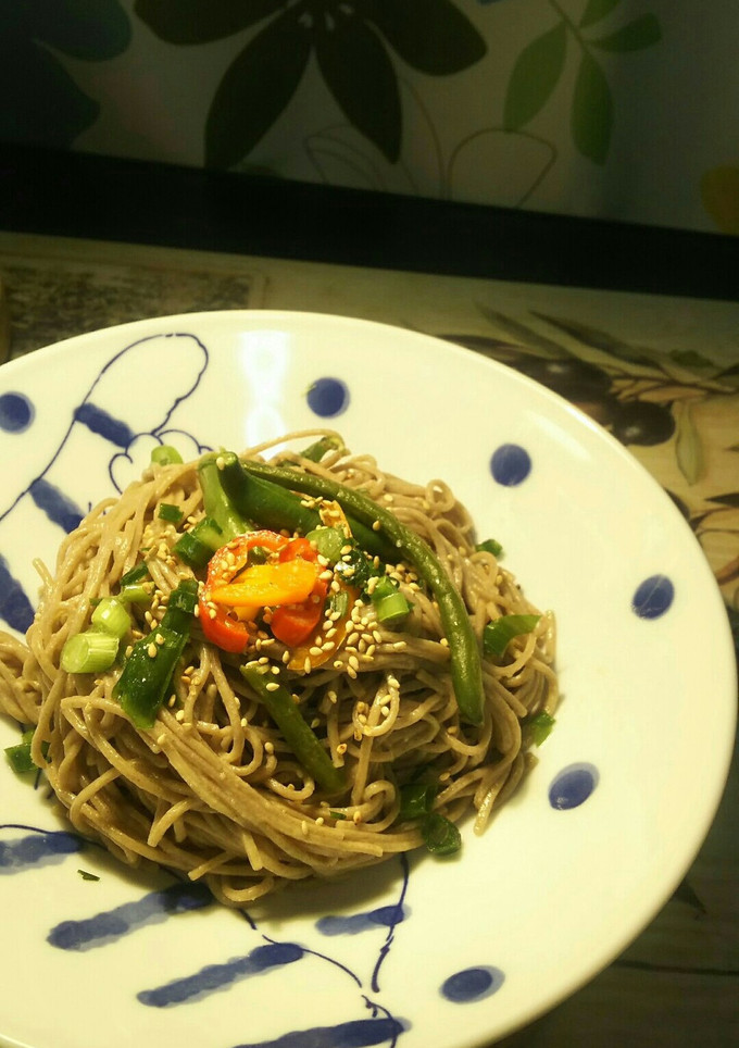 ごま香るそばの和風パスタ(๑´ڡ`๑)♡-レシピのメイン写真