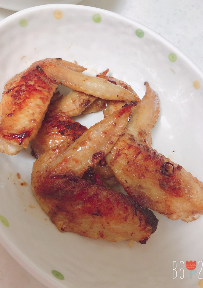 にんにく醤油の手羽先の照り焼き風♡-レシピのメイン写真