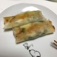 大葉とチーズと竹輪の春巻き