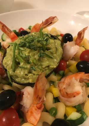 メキシコ☆海老とアボカドとパスタのサラダ-レシピのメイン写真