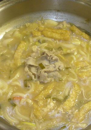 水炊き鍋シメに「艶うどん」♪-レシピのメイン写真