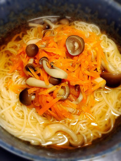 子どもがいっぱい食べる☆人参そうめん-レシピのメイン写真