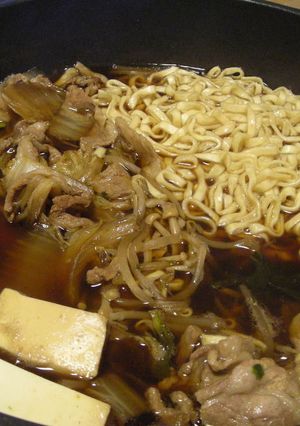 お鍋に☆サッポロ一番艶うどん-レシピのメイン写真