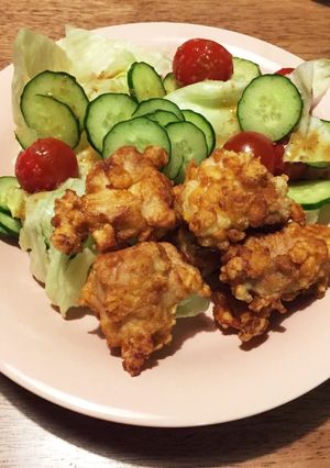 子どもも大好き♡コーンフレーク唐揚げ-レシピのメイン写真