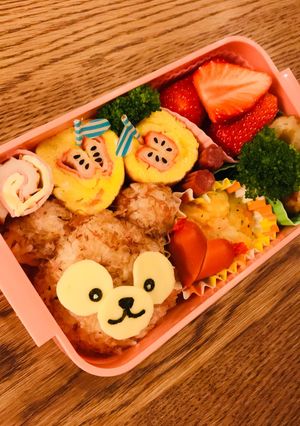 ダッフィーキャラ弁ʕ•ᴥ•ʔ-レシピのメイン写真