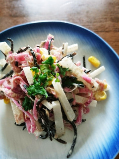 乳酸キャベツとひじきのサラダ(^-^)v-レシピのメイン写真