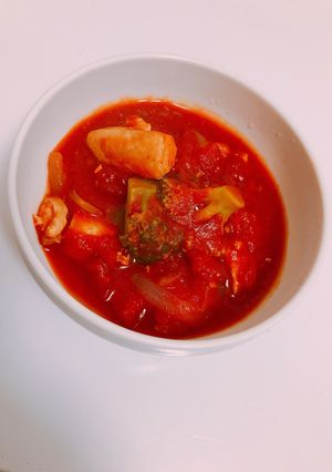 ささみのトマト煮込み-レシピのメイン写真