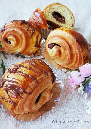 30分完成？不思議パンのチョコデニッシュ-レシピのメイン写真