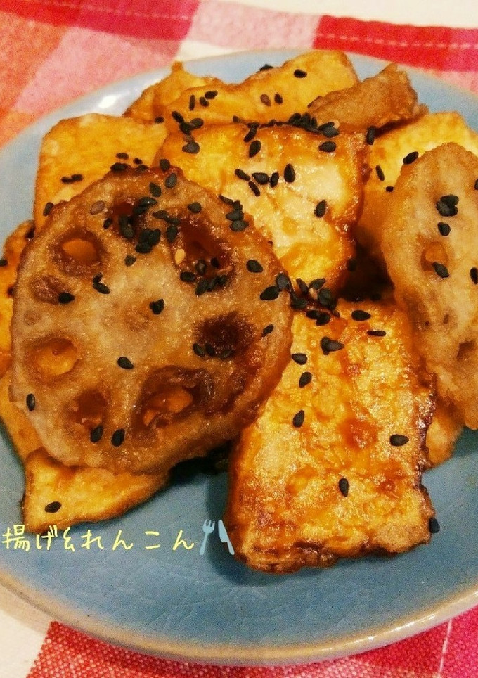 厚揚げとれんこんの甘酢炒め☆-レシピのメイン写真