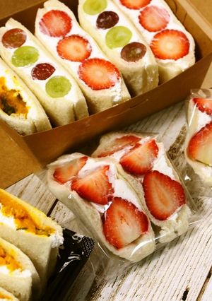 萌え断面♪フルーツサンドイッチ-レシピのメイン写真