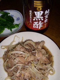 豚ともやしのさっぱりゴマ酢炒め♪-レシピのメイン写真