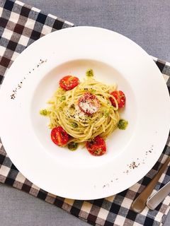 ミックスナッツで♫ジェノベーゼパスタ-レシピのメイン写真