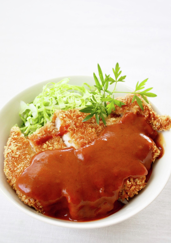 サクサクとんかつで♪【デミカツ 丼】-レシピのメイン写真