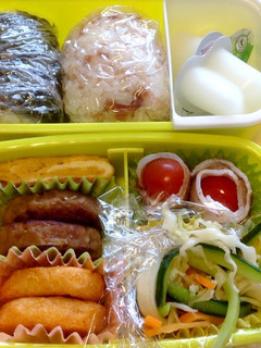 息子弁当&ママへのお弁当180529-レシピのメイン写真