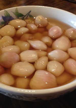 ワケギ球根の甘酢漬け-レシピのメイン写真
