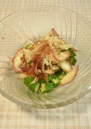 ちょっと大人の味！みょうがとオクラの小鉢-レシピのメイン写真