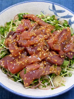 香味野菜たっぷりのごまハマチ丼-レシピのメイン写真