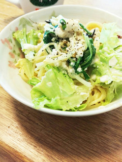 さっぱり白和えパスタ-レシピのメイン写真