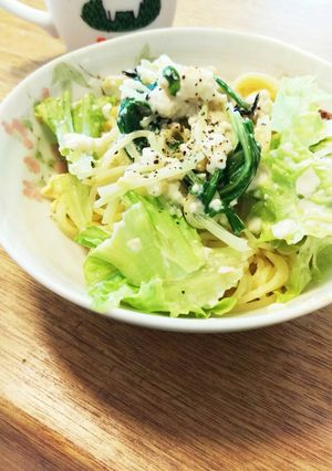 さっぱり白和えパスタ-レシピのメイン写真