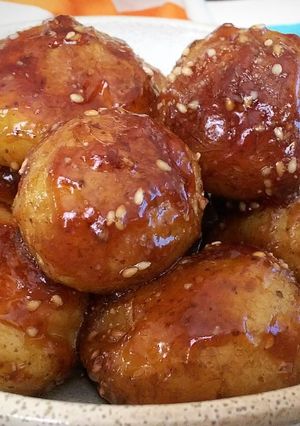 新じゃがの こってり ごまバター照焼き-レシピのメイン写真