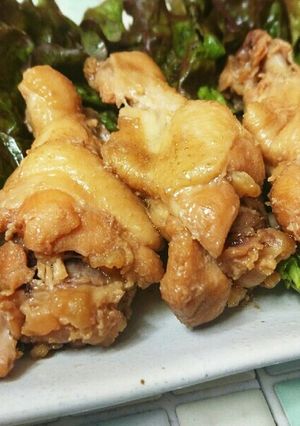 簡単☆炊飯器で甘辛手羽元煮☆-レシピのメイン写真