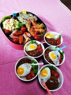 運動会弁当☆運動会☆ロコモコ☆遠足-レシピのメイン写真
