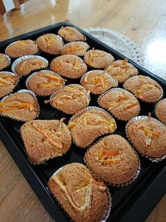 簡単ホットケーキミックスのマドレーヌ風♪-レシピのメイン写真