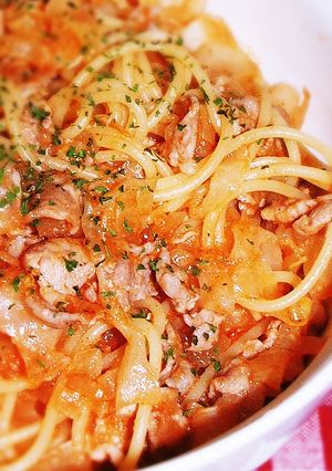 豚肉とキャベツのスパゲティ☆ボロネーゼ風-レシピのメイン写真