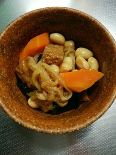 切り干し大根と大豆の煮物-レシピのメイン写真