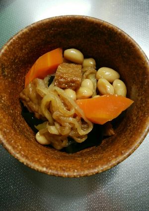 切り干し大根と大豆の煮物-レシピのメイン写真