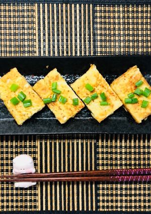 簡単ふわふわ♡ お豆腐とはんぺんの卵焼き-レシピのメイン写真