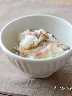 ベーコンと舞茸の炊き込みご飯-レシピのメイン写真