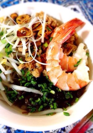 もずくを麺代わりに台湾屋台料理「担仔麺」-レシピのメイン写真