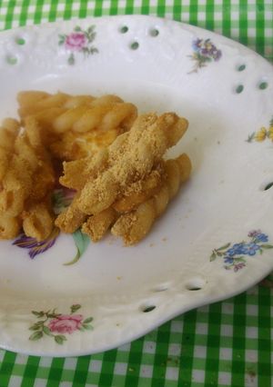 きな粉マカロニのクリームチーズサンド焼き-レシピのメイン写真