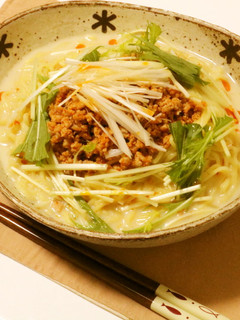 【腸活】豆乳冷やし担々麺-レシピのメイン写真