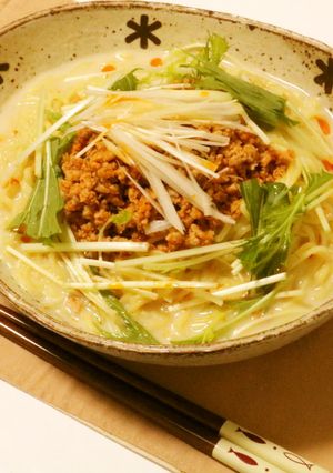 【腸活】豆乳冷やし担々麺-レシピのメイン写真