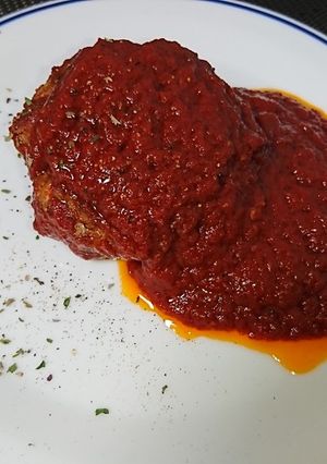 トマトソースのハーブハンバーグ-レシピのメイン写真