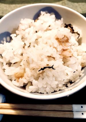 お弁当にも！簡単な梅の炊き込みご飯-レシピのメイン写真