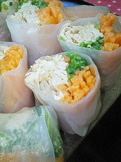 金のゴマダレ味生春巻き♪-レシピのメイン写真