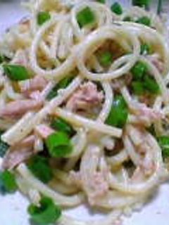 ツナで和風パスタ-レシピのメイン写真