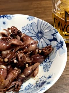 ビールが進む…ホタルイカピリ辛バター炒め-レシピのメイン写真