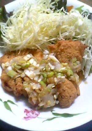 鶏の唐揚げ甘酢ソースがけ（油淋鶏）-レシピのメイン写真