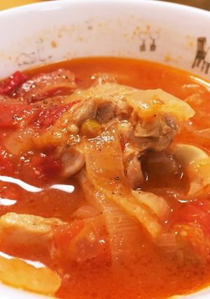 鶏肉と大豆のたっぷりトマトシチュー-レシピのメイン写真