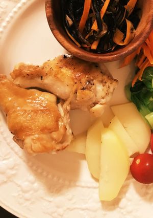 手羽元のにんにくレモンソテー♡-レシピのメイン写真